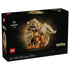 LEGO Pokémon Arcanine 72160 box in black features the orange and tan brick-built canine with a curled tail and layered mane, labeled 1190 pieces and designed for ages 18+.