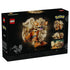 LEGO Pokémon Arcanine package back in black shows the orange and tan brick-built figure, movable tail details, dimensions, and lifestyle views with Pokémon branding.