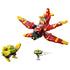 LEGO Sonic the Hedgehog Tails' Tornado-1 features a red and yellow brick airplane with Tails, a green Badnik robot and small accessory build arranged on a white background.