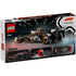 LEGO Speed Champions MoneyGram Haas F1 Team VF-24 package back displays the black race car from multiple angles with feature callouts on official Formula 1 retail packaging with authentic sponsor graphics.