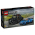 LEGO Speed Champions 77264 box shows a black Land Rover Defender and blue Jaguar Project 7 racing on a country road, labeled as a 740-piece building set for ages 10+.