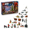LEGO Star Wars Advent Calendar 2026 set shows its blue holiday box beside colorful minifigures, starships, creatures and workshop mini builds on a white background.
