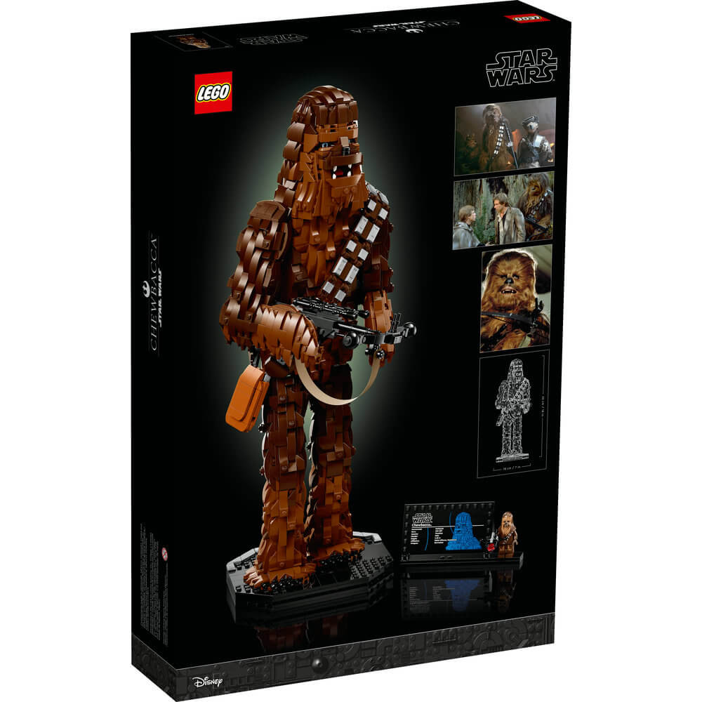 LEGO® Star Wars Chewbacca™ 2319 Piece Building Set (75371) back of the box