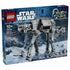 LEGO Star Wars Imperial Remnant AT-AT 75454 box in blue, showing the gray four-legged walker, INT-4 vehicle and seven minifigures in a snowy battle scene.