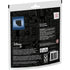 LEGO Star Wars TIE Advanced package back in black textured cardboard with molded brick pattern, showing multilingual warnings, product details, Disney branding, barcode, and recycling icons arranged across the rear panel.
