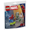 LEGO Marvel Spider-Man vs. Anti-Venom Heist building set package front showing blue and gray cardboard artwork, glossy printed pack, Spider-Man and Anti-Venom minifigures, ATM heist scene, age 7+ label, and 31-piece count.