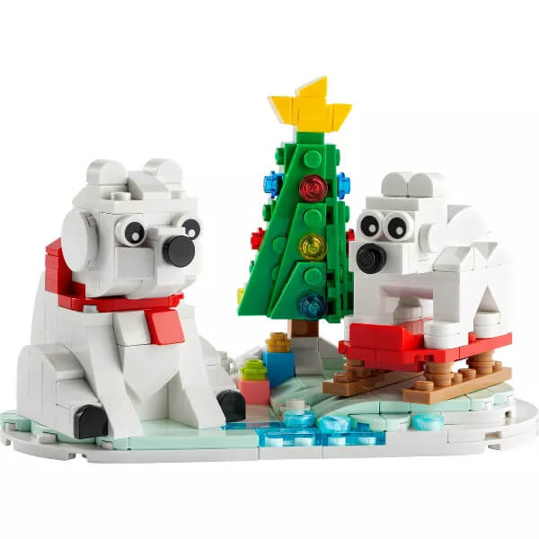 LEGO Wintertime Polar Bears 312 Piece Building Set (40571)