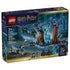 LEGO Harry Potter Forbidden Forest 76475 box front shows the 244-piece dark forest scene with brown trees, blue stag Patronus, two Dementors, Harry Potter, and Sirius Black.
