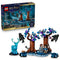 LEGO Harry Potter Forbidden Forest 76475 pairs the 244-piece set with dark blue packaging, showing brown trees, a blue stag Patronus, Dementors, Harry, and Sirius.