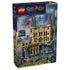 LEGO Harry Potter Hogwarts Castle East Wing 76473 box front shows the tan and gray 2,164-piece castle build with bridge, minifigures, basilisk, and red phoenix.