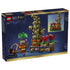 LEGO Harry Potter Hogwarts Herbology Plants 76474 package back shows green and red brick plants in brown pots, including a Mandrake, Mimbulus Mimbletonia, and geraniums.