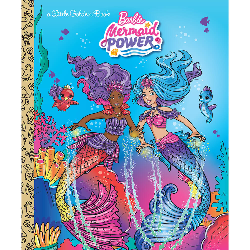 Little Golden Book Barbie Mermaid Power Little Golden Book (Barbie) (Hardcover) front cover