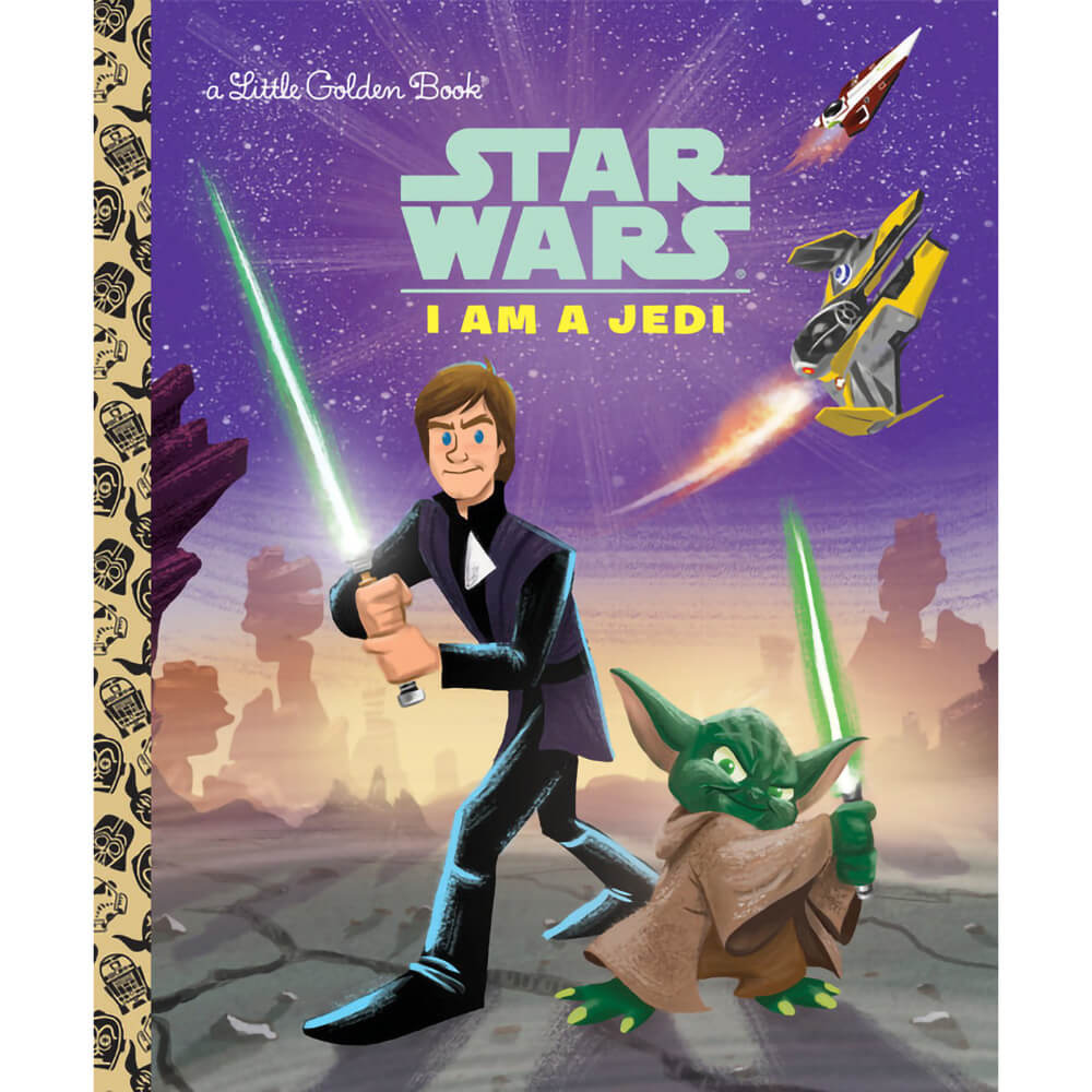 Little Golden Book I Am a Jedi (Star Wars) (Hardcover) front book cover