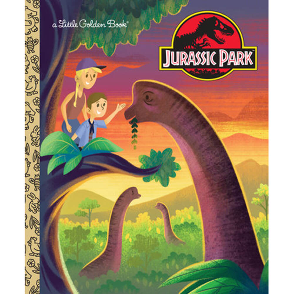 Little Golden Book Jurassic Park (Jurassic Park) (Hardcover) - front book cover