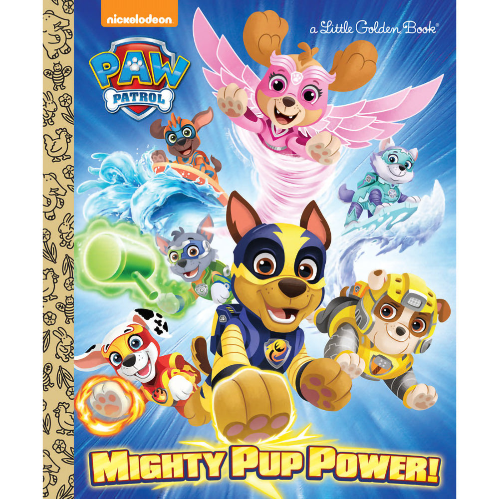 Little Golden Book Mighty Pup Power! (PAW Patrol) (Hardcover) - Front book cover.