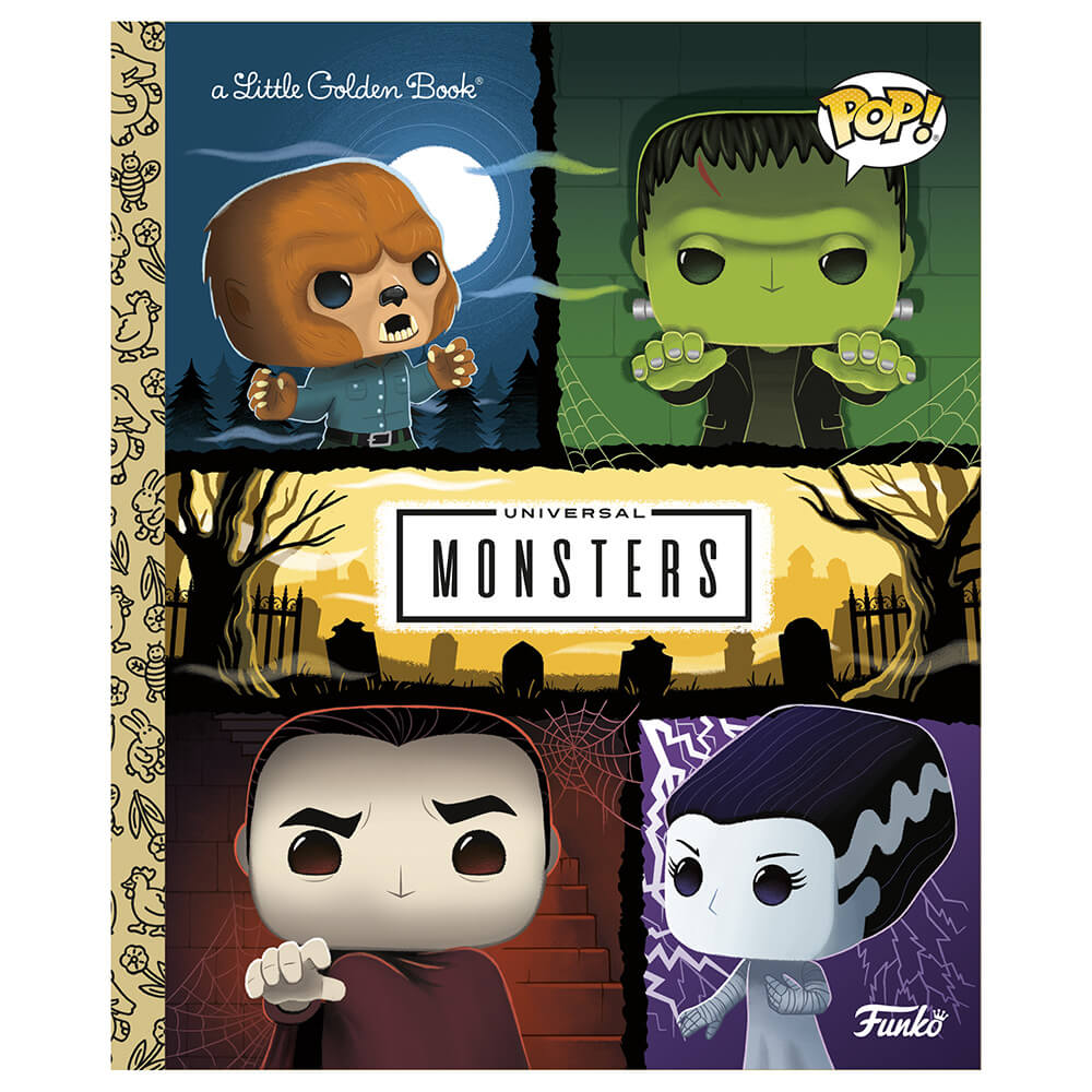 Little Golden Book Universal Monsters (Funko Pop!) (Hardcover) front cover