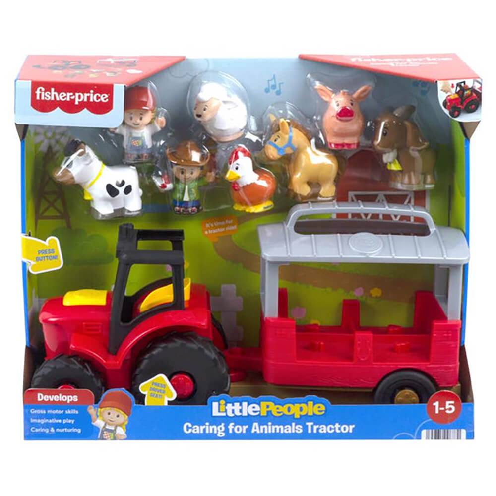 Little People Caring For Animals Tractor Gift Set