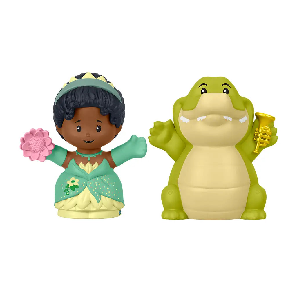 Little People Disney Princess Tiana and Louis Toy Figurines