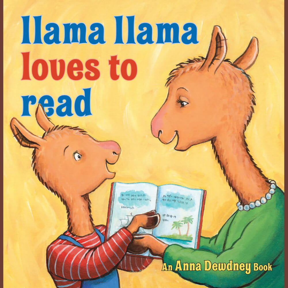 Llama Llama Loves to Read (Hardcover) - Front book cover