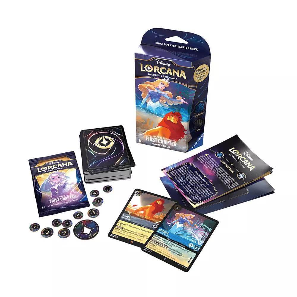 Disney Lorcana TCG The First Chapter Starter Deck (Aurora and Simba) Maziply Toys Disney Lorcana TCG The First Chapter Starter Deck (Aurora and Simba) Maziply Toys