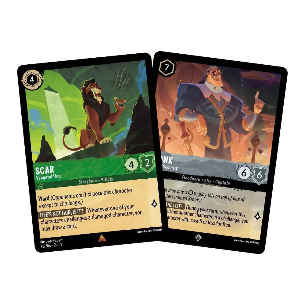 Disney Lorcana Starter Deck Shimmering Skies Emerald & Steel