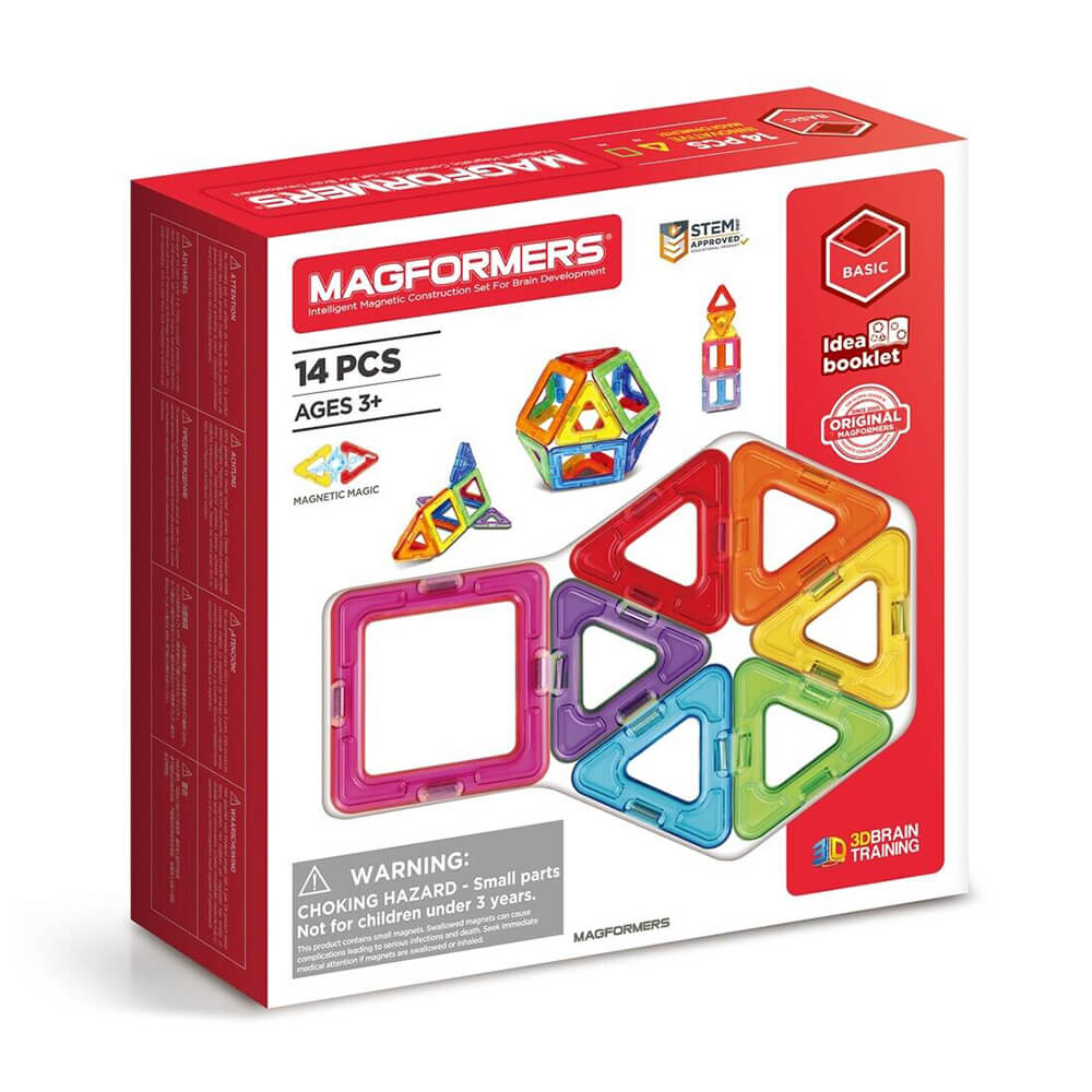 Magformers Rainbow 14 Piece Set