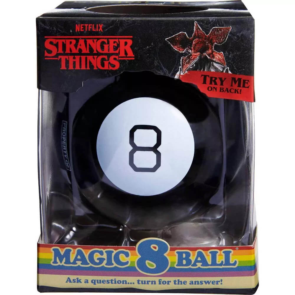 Magic 8 Ball Stranger Things packaging
