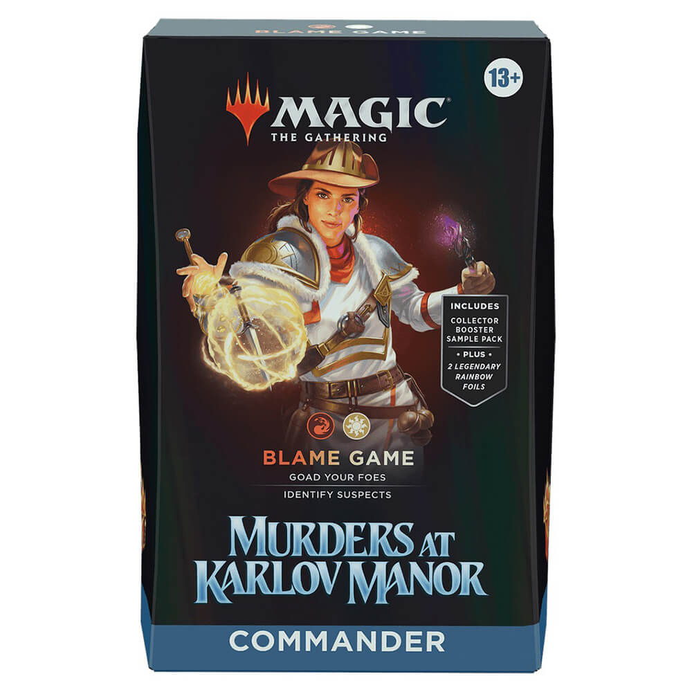 Magic The Gathering Murders at Karlov Manor Blame Game Commander Deck