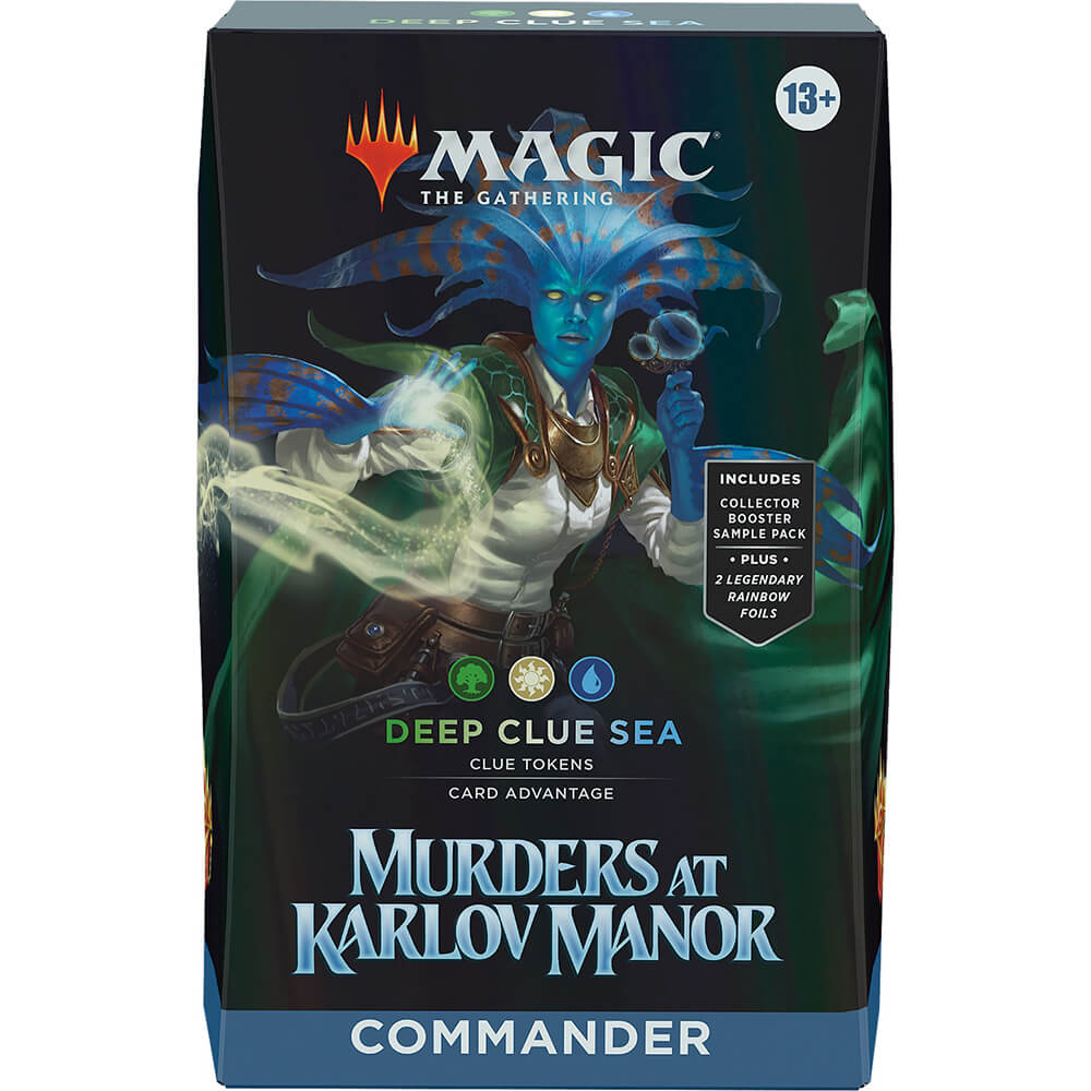 Magic The Gathering Murders at Karlov Manor Deep Clue Sea Commander Deck