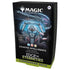 Front packaging of the Magic: The Gathering "Edge of Eternities" Counter Intelligence Commander Deck, featuring a sci-fi robotic creature, glowing shield energy, and ship graphics. Includes booster pack and foil cards.