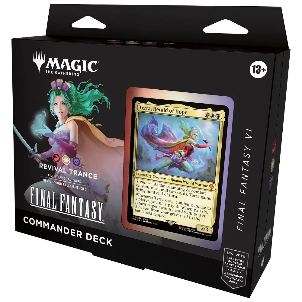 Magic The Gathering TCG Final Fantasy VI Revival Trance Commander Deck