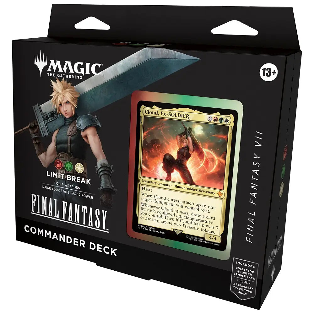 Magic The Gathering TCG Final Fantasy VII Limit Break Commander Deck