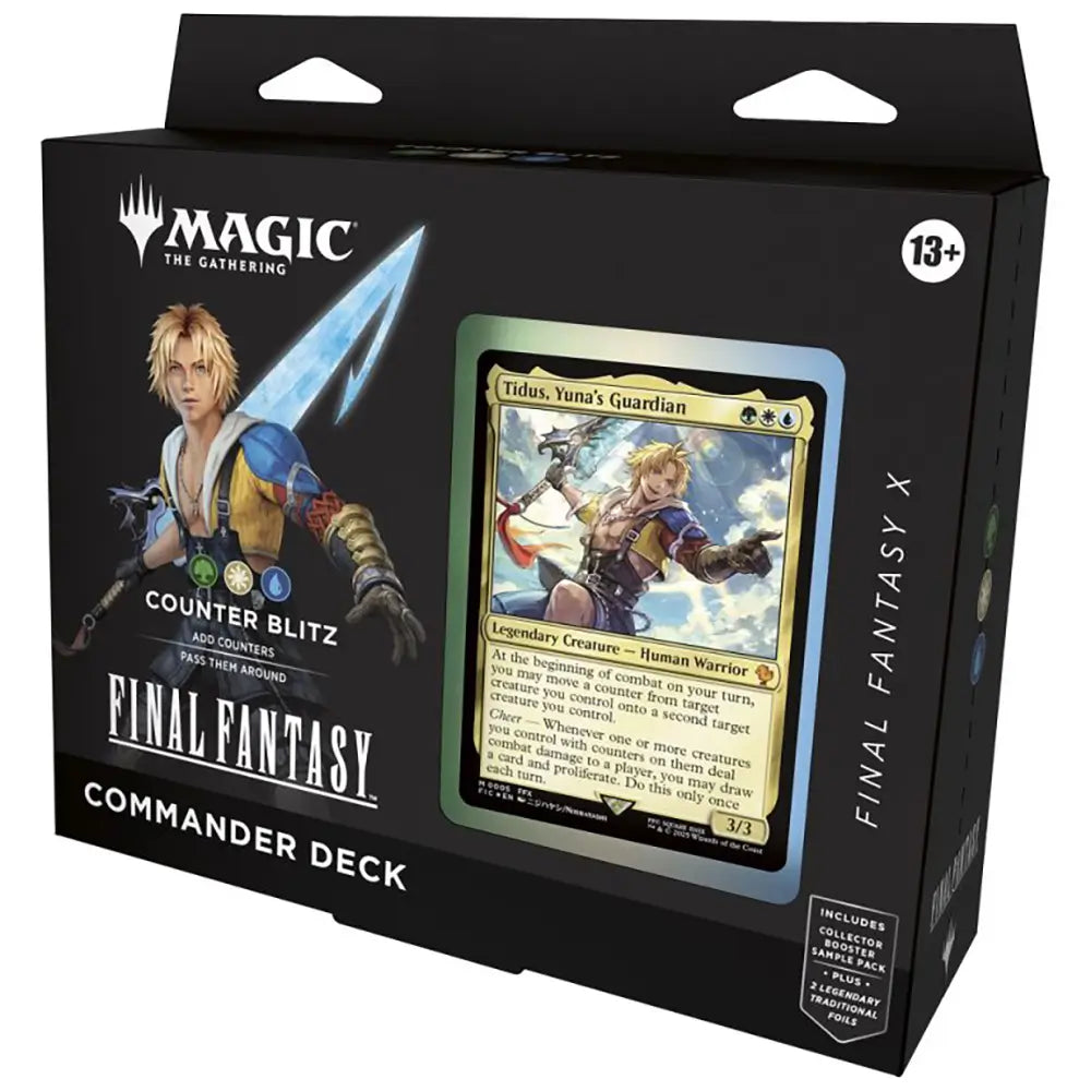 Magic The Gathering TCG Final Fantasy X Counter Blitz Commander Deck