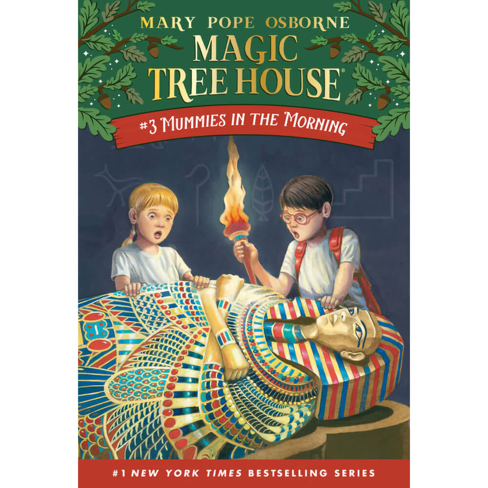 Magic Tree House #3: Mummies in the Morning (Paperback) - Front Book Cover.