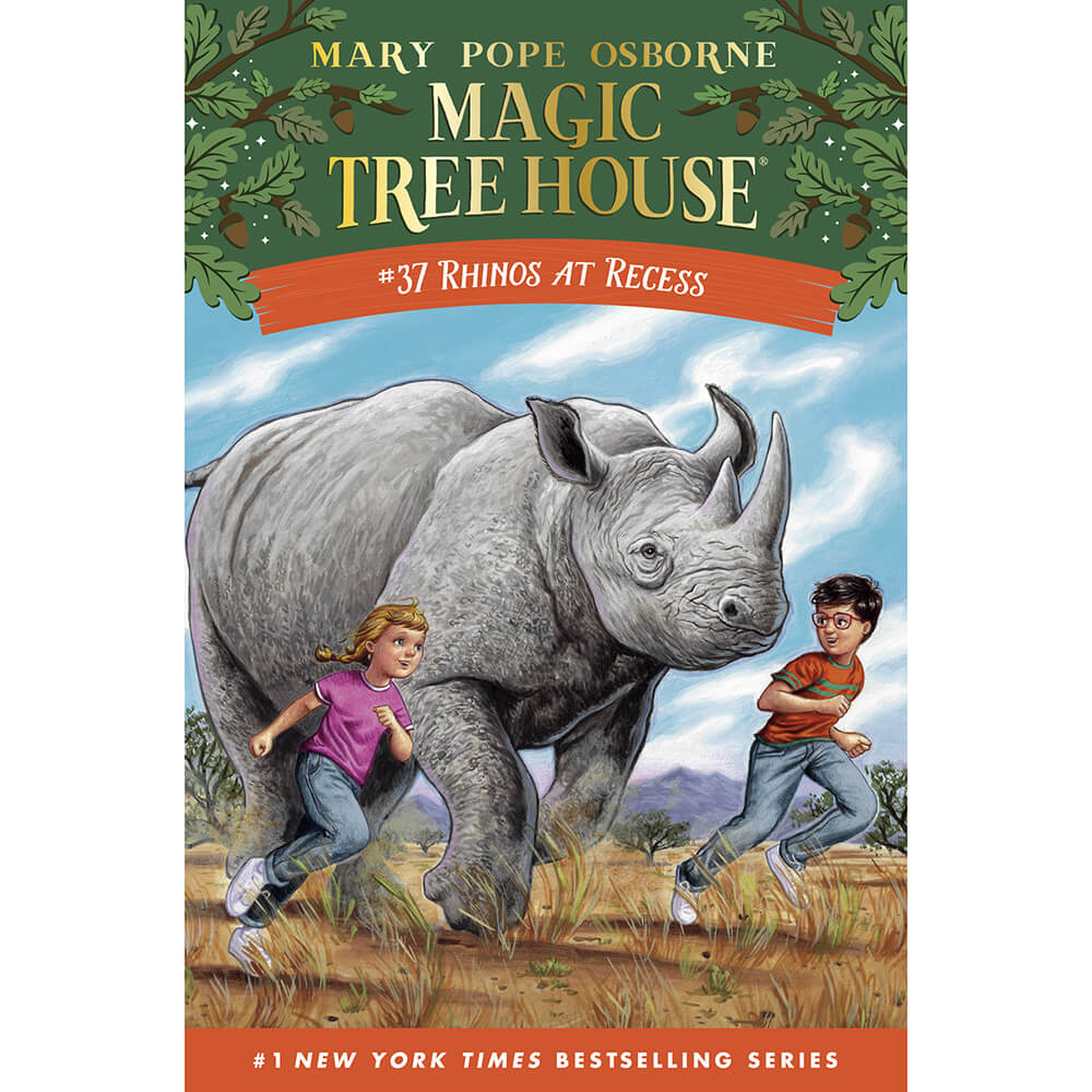 Magic Tree House #37: Rhinos at Recess (Hardcover) front cover