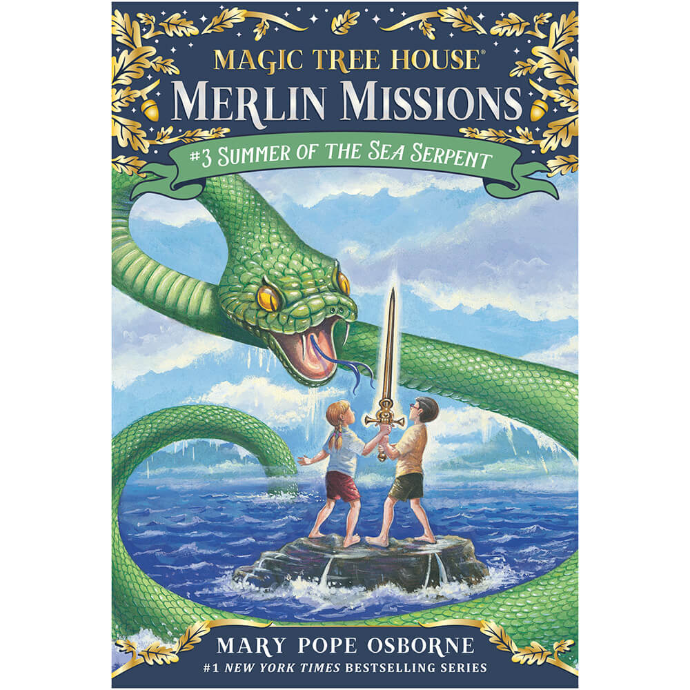 Magic Tree House Merlin Missions #3: Summer of the Sea Serpent (Paperback) front cover