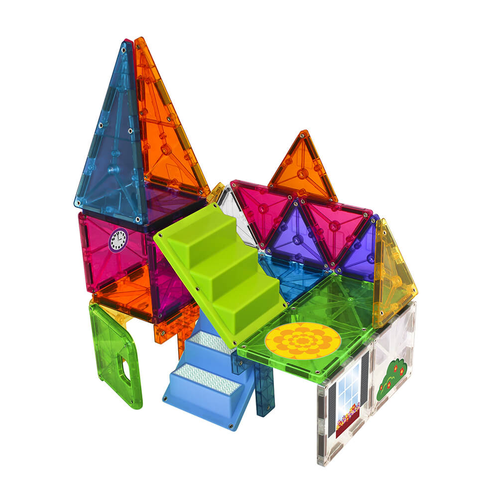 MAGNA-TILES® House 28 Piece Magnetic Building Playset