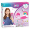 Front of 3C4G Tech Accessories Set packaging showing colorful tech add-ons like selfie light, phone stand, bracelet, and stickers for creative customization.