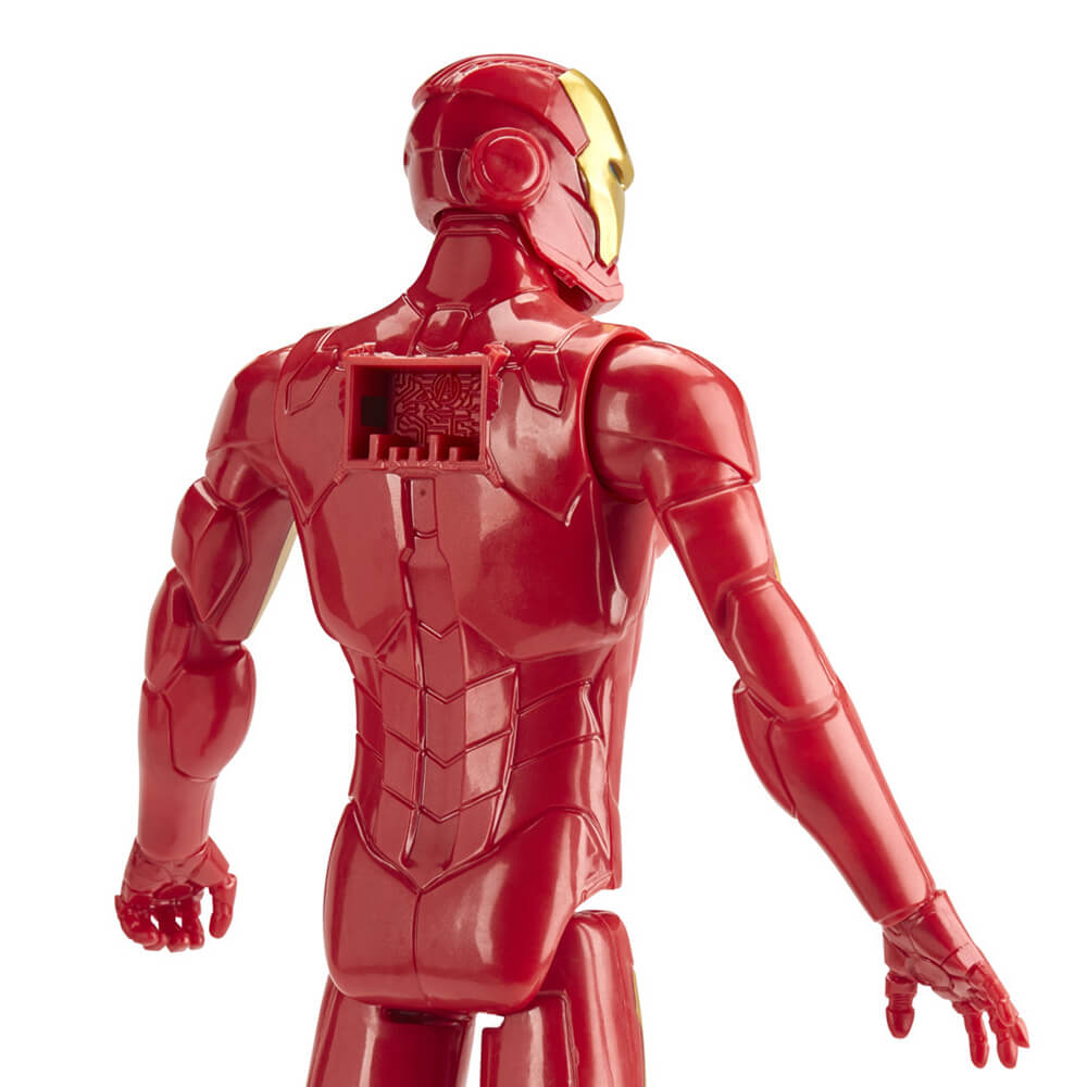 Marvel Avengers Iron Man Titan Hero Series – Action Figure 30,5 Cm Con Lanciatore Blast Gear, Giocattolo Per Bambini 4+