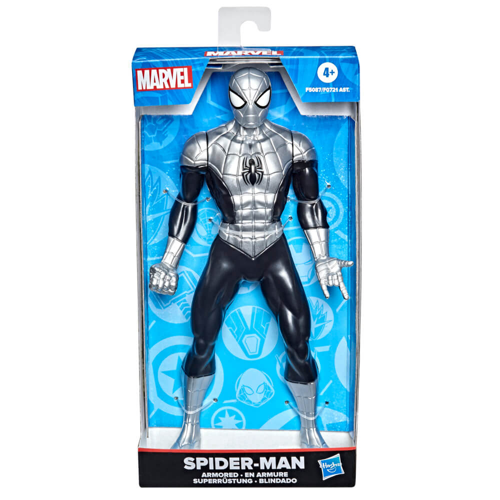 Marvel Mighty Hero Series Armored Spider-Man 9.5 Inch Action Figure Package