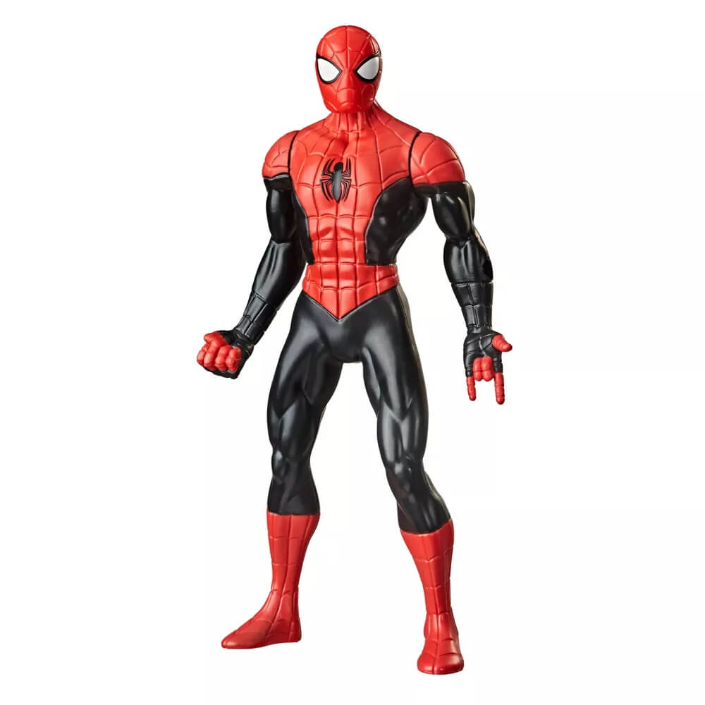 Marvel Mighty Hero Series Spider-Man Black and Red 9.5 Inch Action Figure