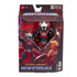 Front view of the Masters of the Universe New Eternia Anti-Eternia He-Man box featuring dramatic character art, window display, 30 points of articulation callout, and the black-and-red armored figure visible inside.
