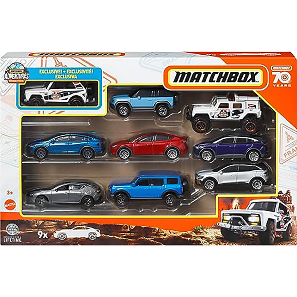 Matchbox 9 Matchbox 9-Pack Vehicle Gift Pack 1B