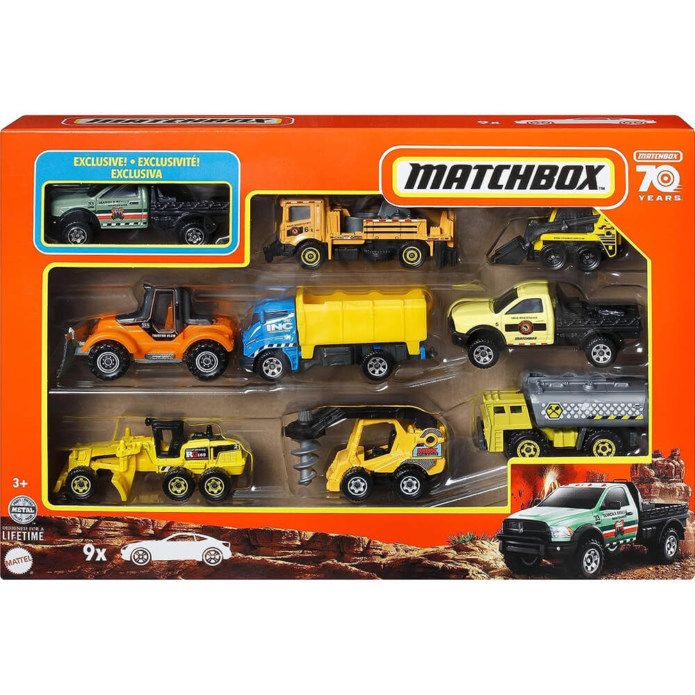 Matchbox 9 Matchbox 9-Pack Vehicle Gift Pack