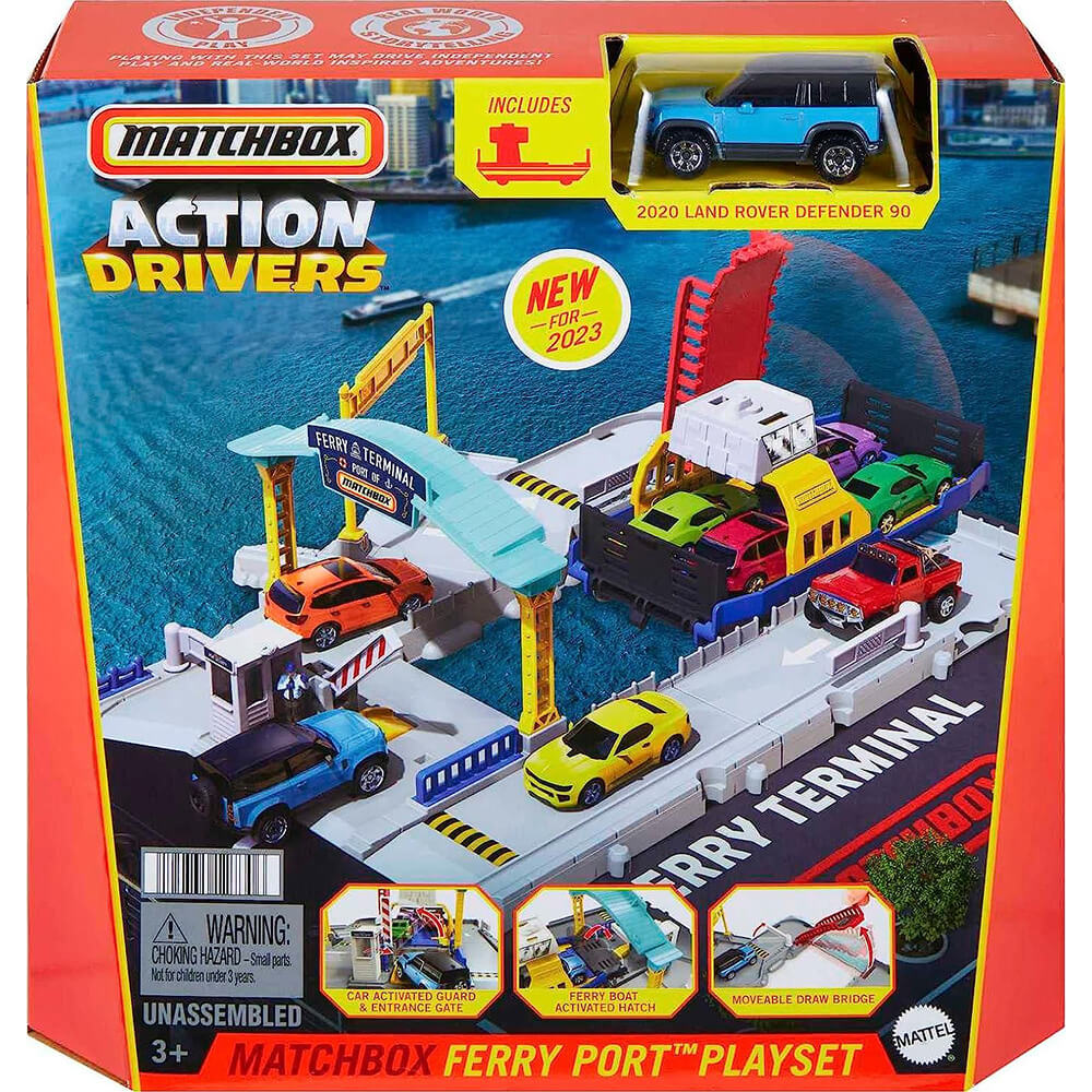Matchbox Action Drivers Matchbox Ferry Port Playset box