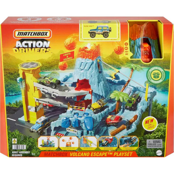 マックス ヴィレヴァン セット Matchbox Action Drivers Matchbox Volcano Escape Playset – Maziply Toys
