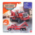 Packaged Matchbox Working Rigs Western Star 6900XD Super Wrecker toy truck in red with tow arm, shown in retail blister pack with branding, warnings, and age label.