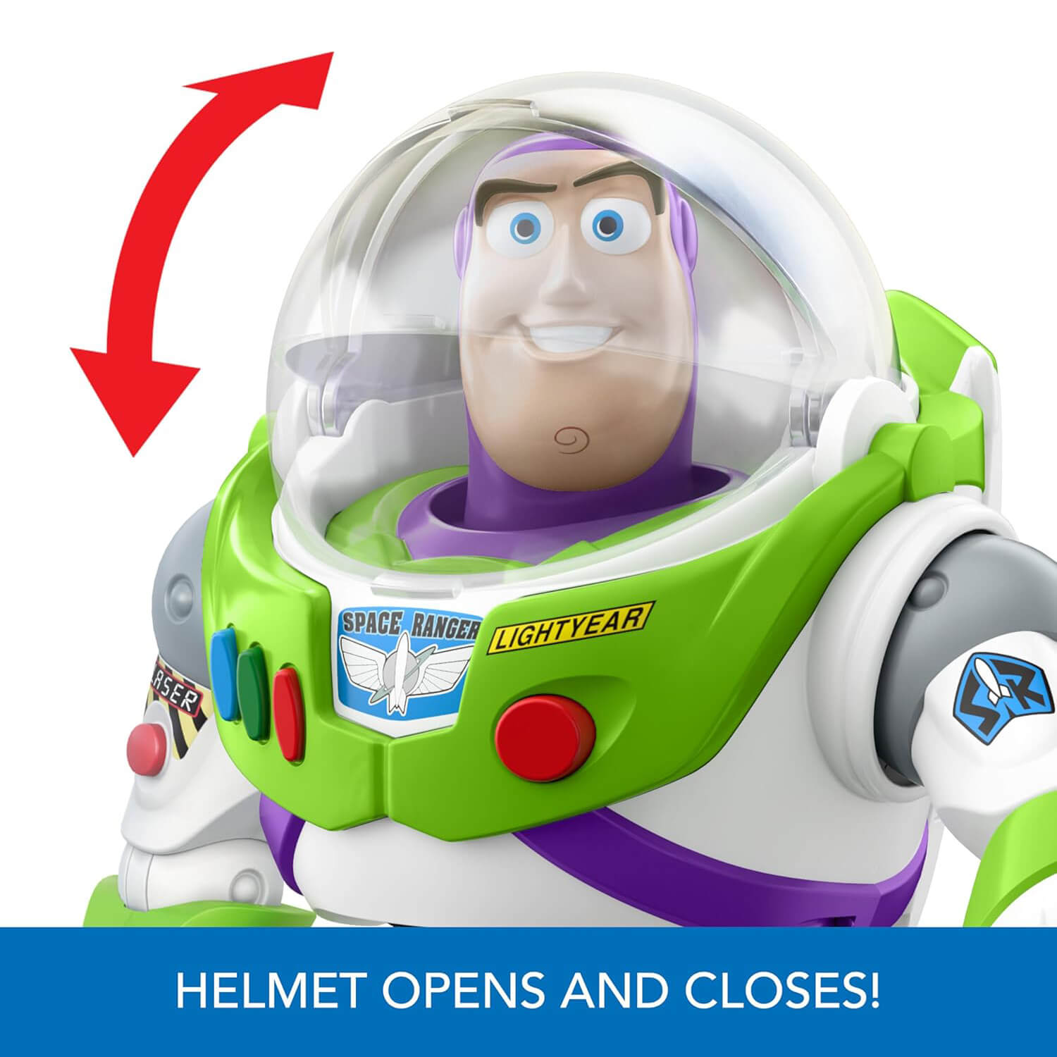 Disney and Pixar Toy Story Buzz Lightyear 10-Inch Action Figure with Rocket & Sounds