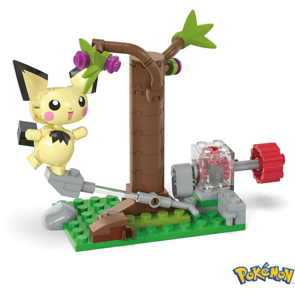 Mega Construx Pokemon  Pichu's Forest Forage Building Set
