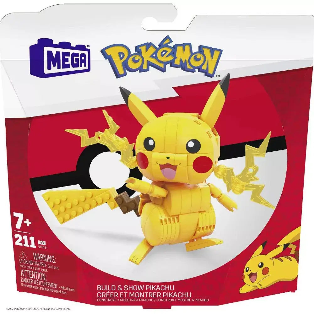 MEGA Pokémon Build & Show Pikachu Building Set
